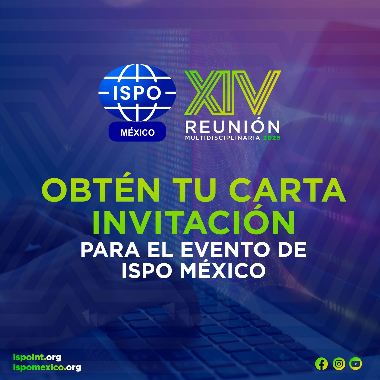 Obtén tu carta invitación para el evento de ISPO México